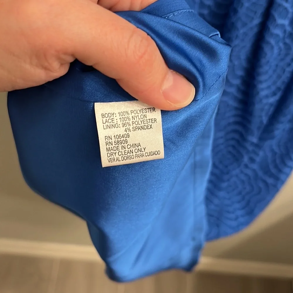 Antonio Melani Stunning Blue Lace Dress 🦋 - Picture 4 of 5